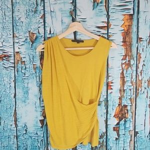 🛍ANTONIO MELANI Wrap Tank Mustard New